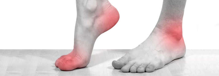 Chiropractic Dallas TX Foot Pain In Red